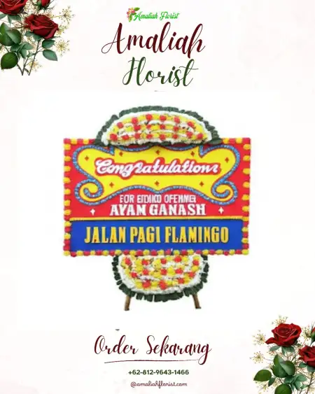 Sewa Papan Bunga Bondrang